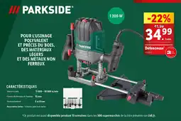 Lidl Parkside defonceuse offre