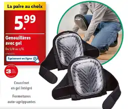 Lidl Genouilleres avec gel offre