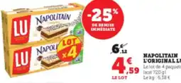 Super U LU Napolitain l'original offre