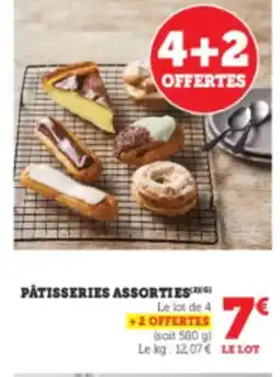 Super U Pâtisseries assorties offre