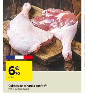 Carrefour Market Cuisses de canard à confire offre