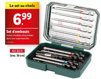 Lidl Set d'embouts offre