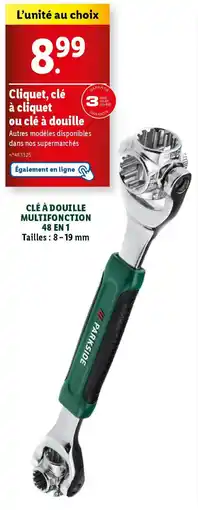Lidl Cliquet, clé à cliquet ou clé à douille offre