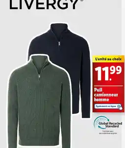 Lidl LIVERGY Pull camionneur homme offre