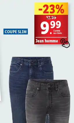 Lidl LIVERGYⓇ Jean homme offre