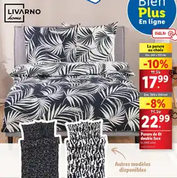 Lidl LIVARNO Parure de lit double face offre