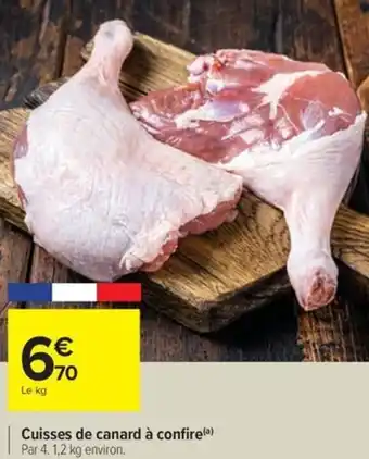 Carrefour Cuisses de canard à confire offre