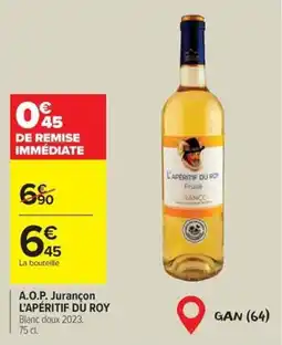 Carrefour L'aperitif du roy jurancon offre