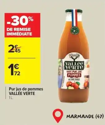 Carrefour Vallee verte offre