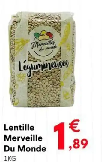 Hmarket Lentille merveille du monde offre