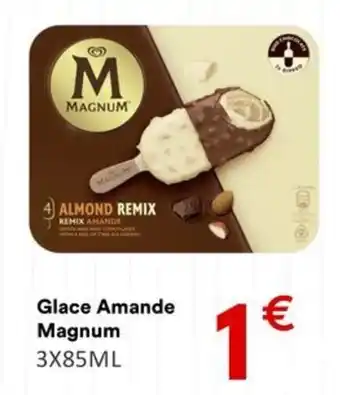 Hmarket Glace amande magnum offre