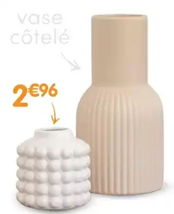 b&m Vase côtelé offre