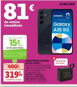 Auchan SAMSUNG Smartphone A35 5g 128go offre