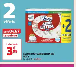 Auchan FOXY Essuie tout abso ultra big offre