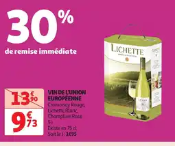 Auchan Vin de l'union européenne offre