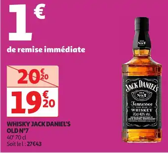 Auchan JACK DANIEL'S Whisky offre