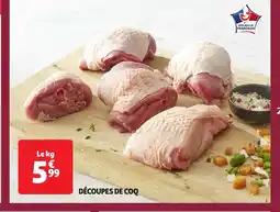 Auchan Découpes de coq offre