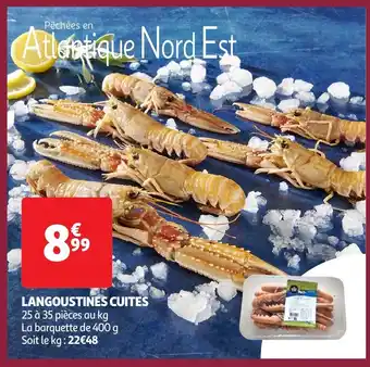 Auchan Langoustines cuites offre