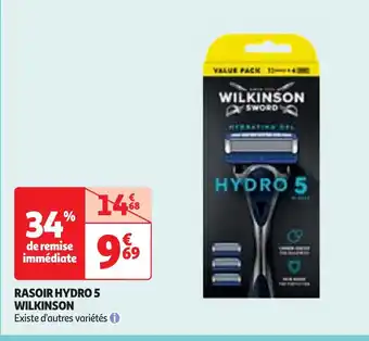 Auchan WILKINSON Rasoir hydro 5 offre