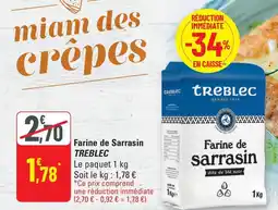 G20 Treblec farine de sarrasin offre