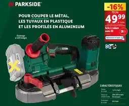 Lidl PARKSIDE Scie à ruban sans fil offre