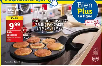 Lidl Livarno home Poêle à pancakes offre