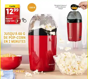 Lidl SILVERCREST Appareil à pop-corn offre