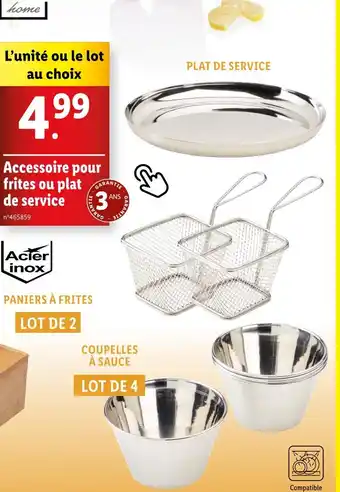 Lidl Livarno home Accessoire pour frites ou plat de service offre