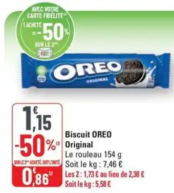 G20 Oreo original biscuit offre