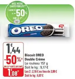 G20 Biscuit oreo double creme offre