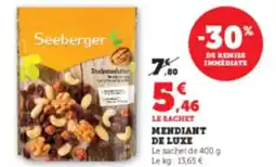 U Express SEEBERGER Mendiant de luxe offre