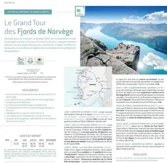 Salaün Holidays Le grand tour des fjords de norvège offre