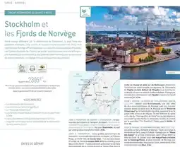 Salaün Holidays Stockholm et les fjords de norvège offre