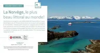 Salaün Holidays La norvège, le plus beau littoral au monde! offre