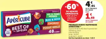 U Express APERICUBE Fromage fondu pasteurise offre