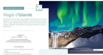 Salaün Holidays Magie d'islande offre