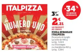 U Express ITALPIZZA Pizza surgelee offre