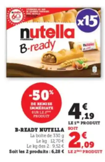 U Express NUTELLA  B-ready offre