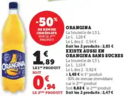 U Express ORANGINA offre