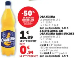 U Express ORANGINA offre