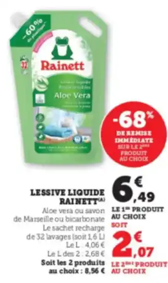 U Express RAINETT Lessive liquide offre