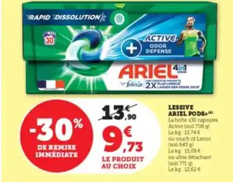 U Express ARIEL Lessive pods offre