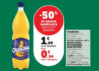 U Express ORANGINA offre