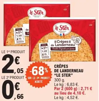 E.Leclerc "LE STER"  Crêpes de landerneau offre