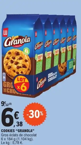 E.Leclerc "GRANOLA" Cookies offre