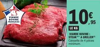 E.Leclerc Viande bovine : steak a griller offre