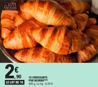 E.Leclerc 10 croissants pur beurre offre