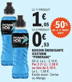 E.Leclerc "POWERADE" Boisson énergisante icestorm offre