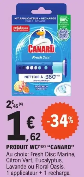 E.Leclerc "CANARD" Produit wc offre