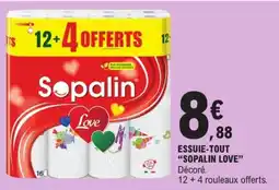 E.Leclerc "SOPALIN LOVE" Essuie-tout offre